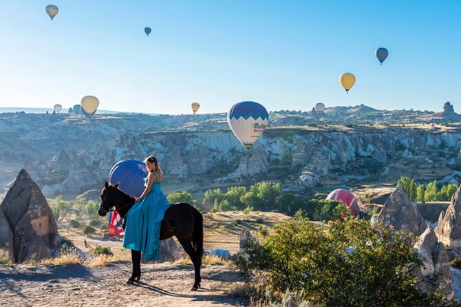 2 Hours Horse Riding with Balloons at Sunrise in Cappadocia - Love Valley Viewpoint, and how sunrise makes it dramatic