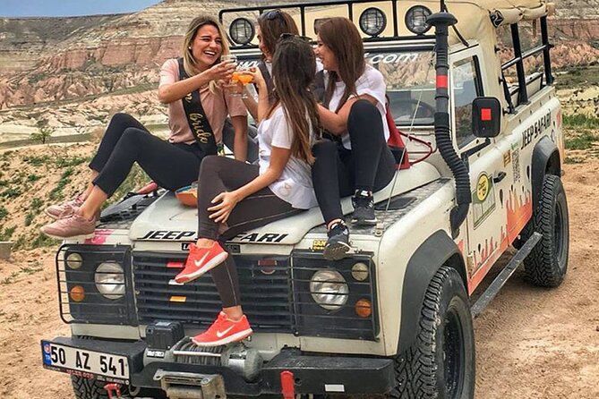 4x4 Jeep Safari Adventure in Cappadocia with Amazing Views - A 3.5-hour 4x4 Jeep ride from Göreme, with real pickup comfort