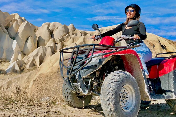 Atv Quadbike tour in Cappadocia Göreme - Stop two: Love Valley, tall chimneys, and big viewpoint energy
