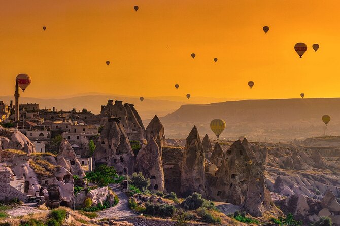 Best of Cappadocia : Hot Air Balloon Ride & Semi-Private Day Tour - Sunrise balloon flight over Cappadocia, timed to the light