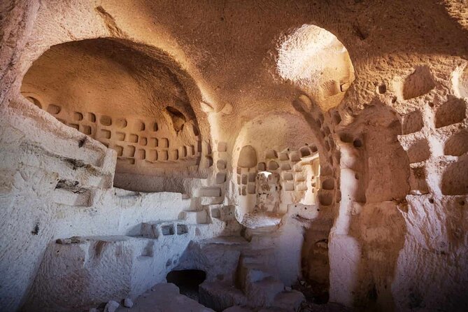 Cappadocia All İnclusive Mix Tour (Red + Underground City) - Fairy Chimneys stop: rock churches and early frescoes