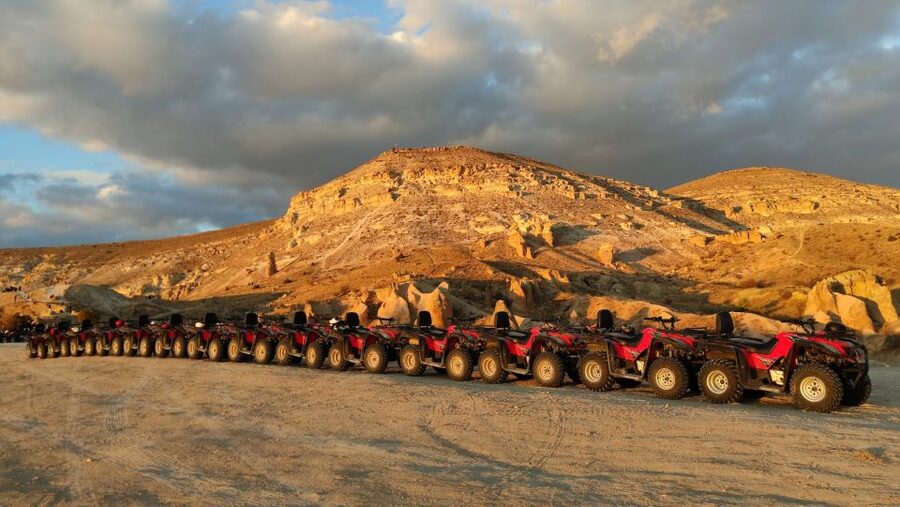 Cappadocia Atv Tour Private Route - Entering Cappadocia by ATV from Urgüp, with the Three Beauties as your anchor