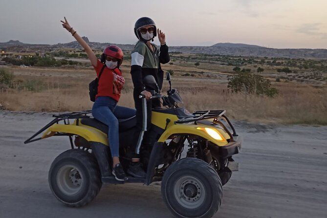 Cappadocia ATV Tour / Quad-Bike Safari / Sunset or Day time - Stop-by-stop: Rose Valley, Cavusin, and Love Valley at sunset