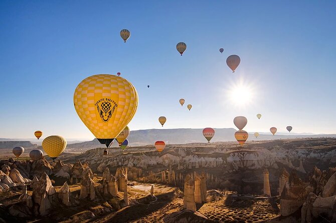 Cappadocia Balloon Ride with Breakfast, Champagne AT GOREME OVER - Sunrise Balloon Over Cappadocia, Without the Midnight Chores
