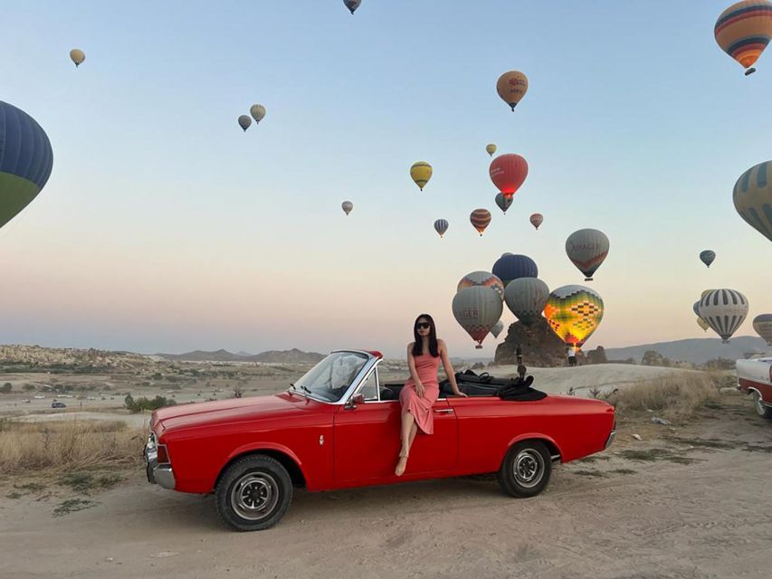 Cappadocia Classic Car - Sunrise Tour - The 2-hour flow, hotel pickup to balloon takeoff area