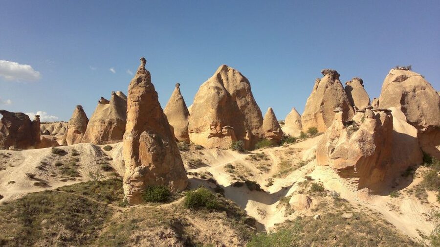 Cappadocia: Derinkuyu Underground City & Ihlara Valley Tour - Yaprakhisar panorama stop, fairy chimneys plus a cave village view
