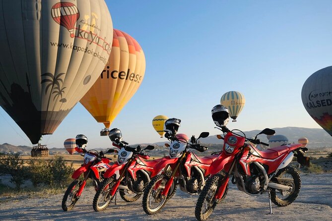 Cappadocia Enduro Motorcycle Tours - Stop 1: Love Valley, Where the Balloons Float Over the Route