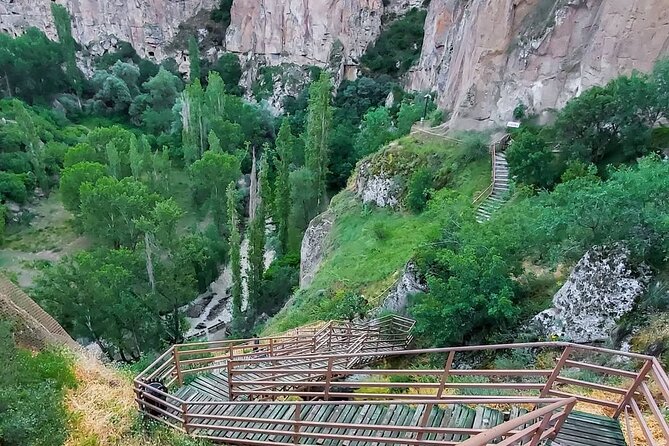 Cappadocia Green Tour With Underground City and Ihlara Valley - Belisirma: lunch inside the valley, right by the water