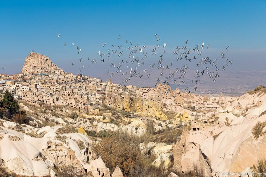 Cappadocia: Guided Tour with Lunch & Visit to Ihlara Canyon - Pigeon Valley Panorama near Uchisar, then back to your hotel