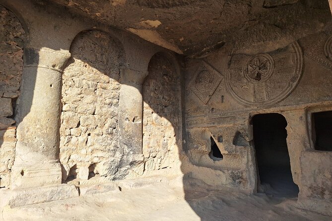 Cappadocia Highlights Tour with Guided Yoga Session - Red Valley guided yoga with breathing and pigeon house views
