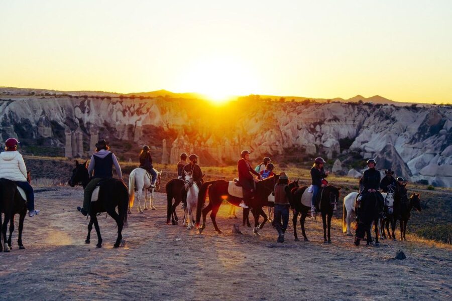 Cappadocia: Horse Riding Tour Sunset or Day Time with Pickup - Rose Valley Through the Middle: Color Tones, Flower Corridors, and Fairy Chimneys