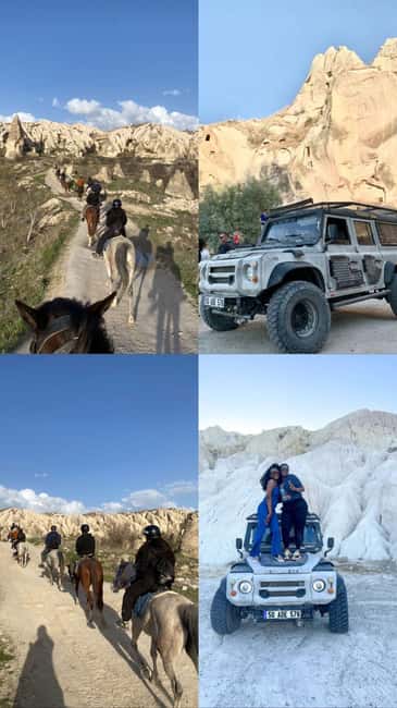 Cappadocia: Horse Riding Tour with Free Jeep Safari Combo - Jeep safari in the valleys: rugged fun and big viewpoint breaks