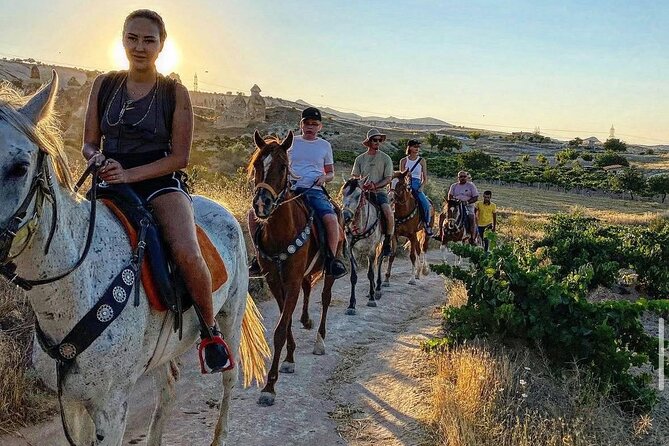 Cappadocia Horseback Riding Experience Sunrise, Daytime & Sunset - Rose Valley: cave dwellings, airy viewpoints, and a calmer pace