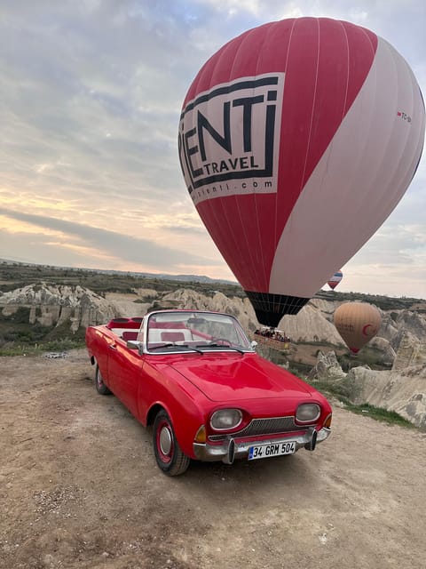 Cappadocia: Hot Air Balloon Watching Tour with Classic Car - Pickup timing and the wind, your two invisible tour bosses
