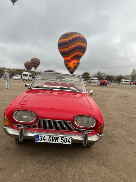 Cappadocia: Hot Air Balloon Watching Tour with Classic Car - Classic car logistics that actually help your photos