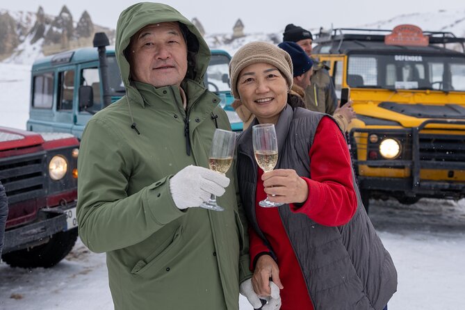 Cappadocia Jeep Safari Sunrise & Sunset Tours - Champagne at the end: a small touch, big mood