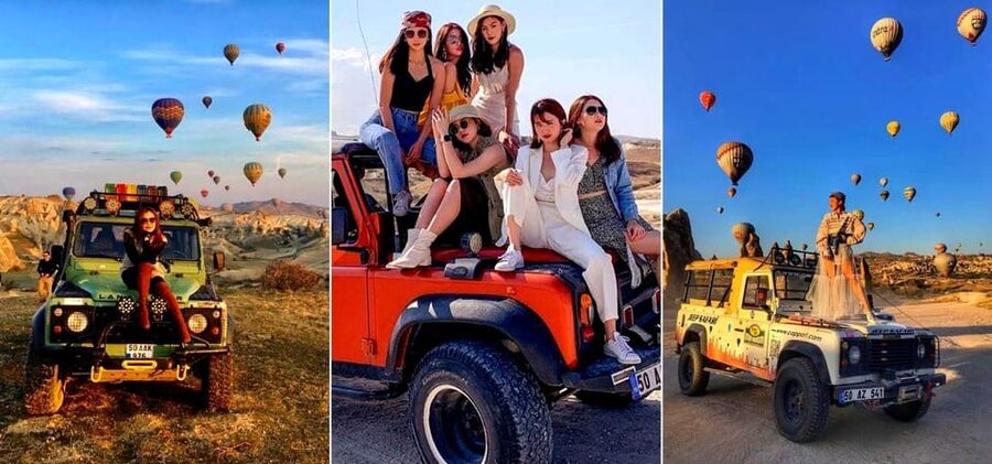 Cappadocia: Jeep Safari Tour with Sunrise or Sunset Option - The panoramic viewpoint moment: balloons, champagne, and fast photo timing