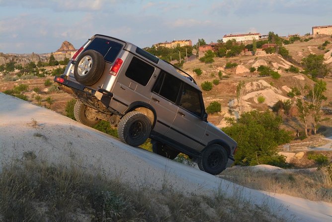 Cappadocia Jeep Safari with Hot Air Balloon Watch at Sunrise - Stop 4: Ortahisar viewpoint, finishing with the castle silhouette