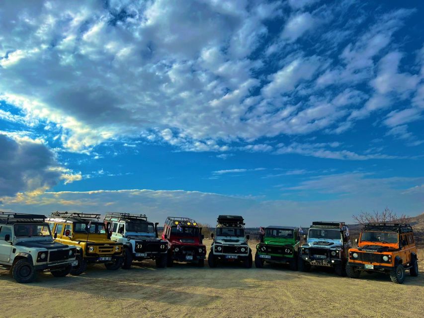 Cappadocia: Jeep Safari with Mini Underground City - Eagle Hill Point champagne party, the calm finish after the bumpy fun