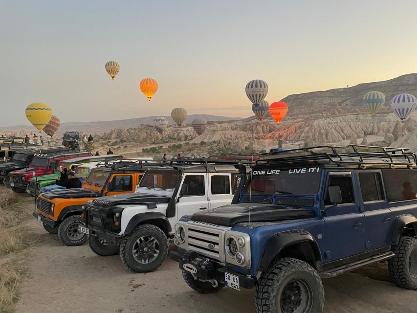 Cappadocia: Jeep Safari with Mini Underground City - White Valley ridges and the chance at big ridgeline photos