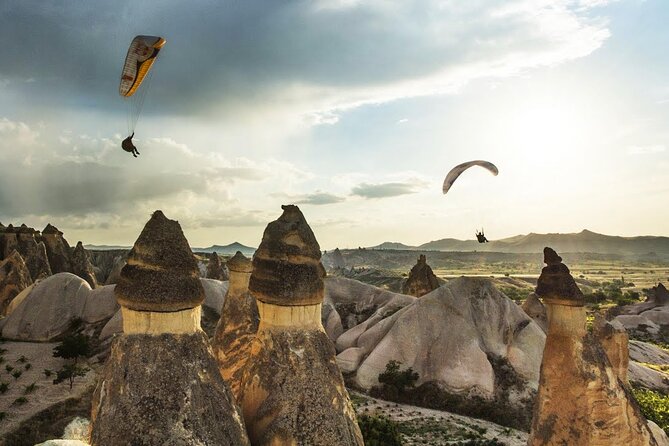 Cappadocia Paragliding Experience By Local Expert Pilots - The takeoff area above Göreme: what happens before you fly