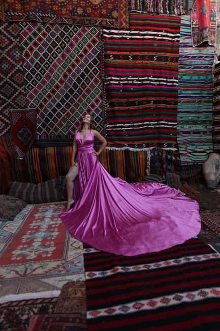 Cappadocia: Photo Shooting With Flying Dress & Carpet House - A carpet house photo shoot in Göreme, not just another souvenir stop