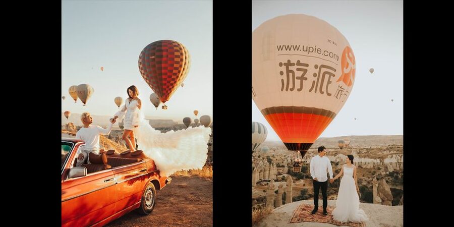Cappadocia: PhotoShoot with Balloons. Flying Dress included. - Why a flying dress photo shoot fits Cappadocia so well
