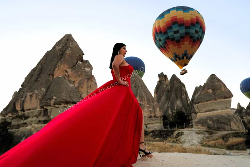 Cappadocia Photoshoot with Flying Dress - Photo Stops in Göreme: Where the Timing Makes the Difference