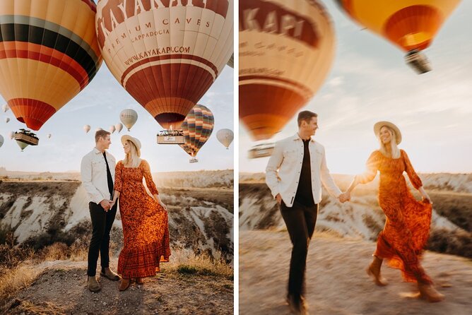 Cappadocia Photoshoot with Hot air ballon - Sunrise in Göreme is the real show