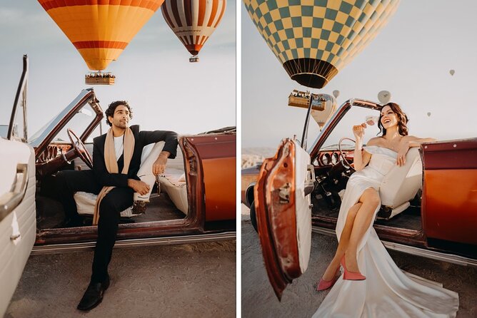 Cappadocia Photoshoot with Hot air ballon - Hot air balloons in your photos, not just in the background