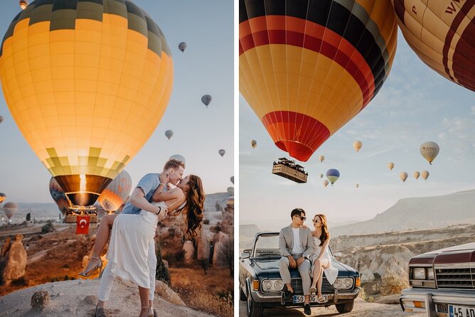 Cappadocia Photoshoot with Hot air ballon - How the private photographer directs your poses
