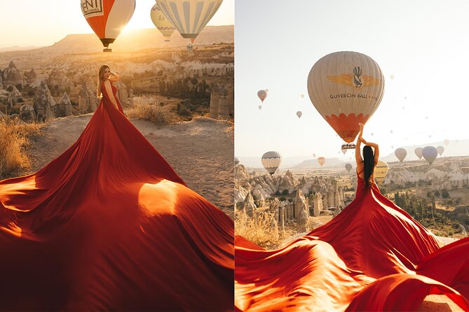 Cappadocia Photoshooting with Flying Dress - Key highlights before you go