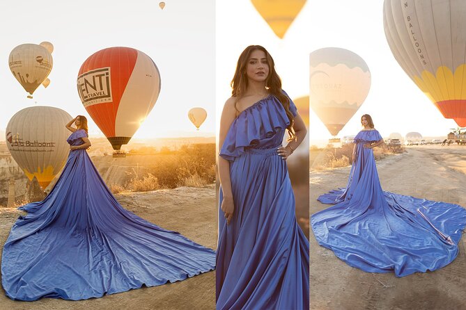 Cappadocia Photoshooting with Flying Dress - Why a flying dress sunrise shoot fits Cappadocia so well