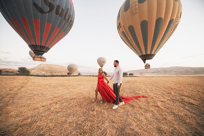 Cappadocia Private Flying Dress & Hot Air Balloon Photoshoot - Photos, raws, and optional Instagram Reels