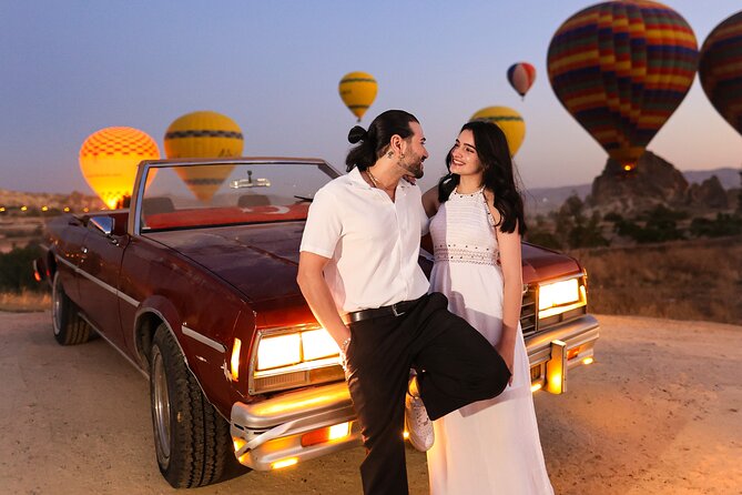 Cappadocia Private Photo Shoot with Flying Dress & Vintage Car - Photo package reality check: 150 to 200 taken, 10 to 15 edited