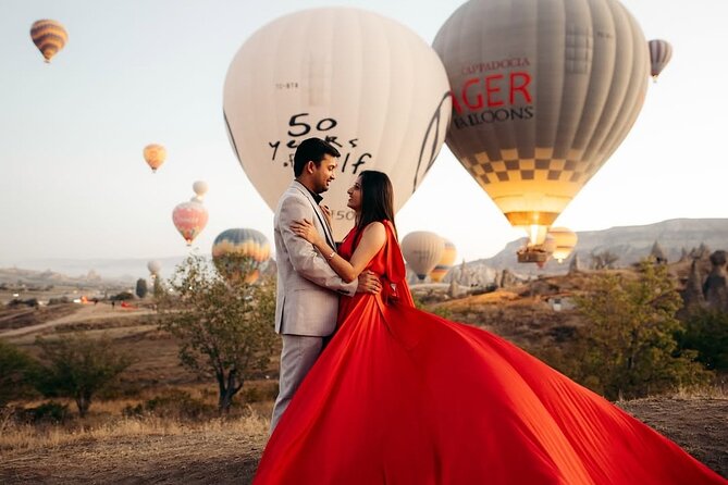 Cappadocia Private Photoshoot with Flying Dress & Classic Car - Dress, Photos, and the Editing You Actually Care About
