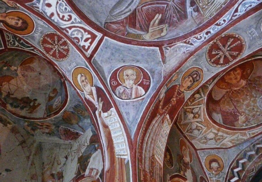 Cappadocia: Red Tour and Sunrise Balloon Tour - Göreme Open Air Museum: Byzantine cave churches and Esentepe views