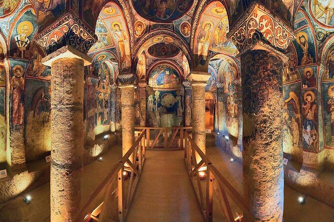Cappadocia Red Tour With Open Air Museum And Expert Tour Guide - Pasabag (Monks Valley): three fairy chimneys and a carved-in chapel