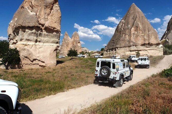 Cappadocia: Sunrise and Sunset Jeep Safari - Stop 1: Pigeon Valley for panoramas and ancient pigeon houses