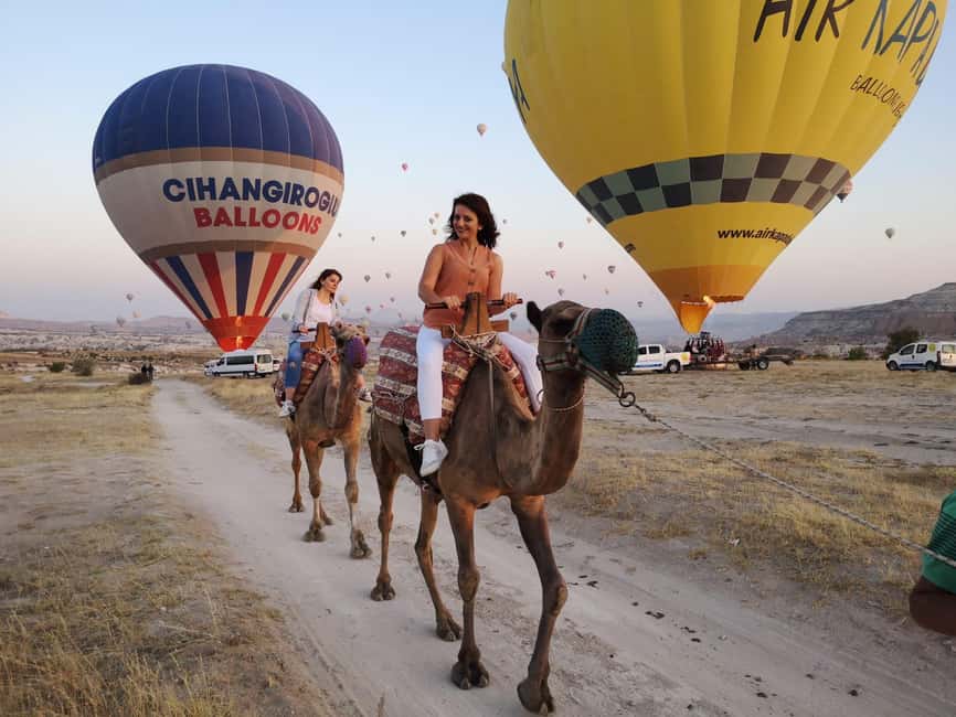 Cappadocia: Sunrise Camel Ride with Hot Air Balloons - The Kizilcukur Valley Pause: Break Time, Photos, and a Guided Stop