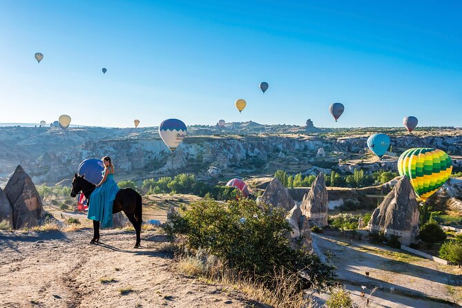 Cappadocia Sunrise Horse Riding - Red Valley at dawn: fairy chimneys and a 360 view from the saddle