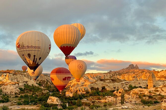 Cappadocia Sunrise Hot Air Balloon Flight with Transfers - Pre-flight at the launch site: tea, coffee, and waiting