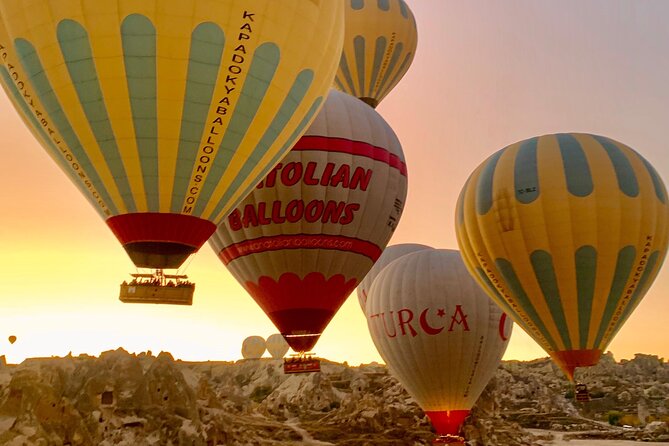 Cappadocia Sunrise Hot Air Balloon Flight with Transfers - Rose Valley: softer tones and a different feel