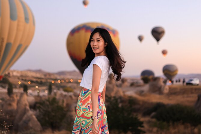 Cappadocia Sunrise Hot Air Balloon Photo Shoot with Hotel Pickup - Stop 1, Love Valley for Balloon Backdrops That Look Big