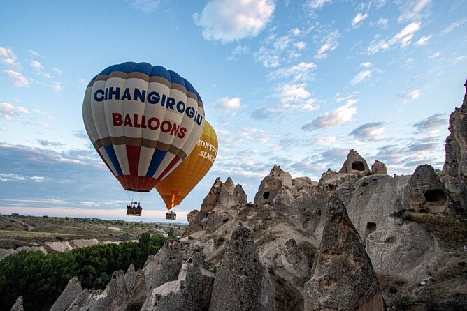 Cappadocia Sunrise Hot Air Balloon Ride | All-Inclusive Tour Cat - The balloon prep stop at Çat Vadisi is the best bonus moment
