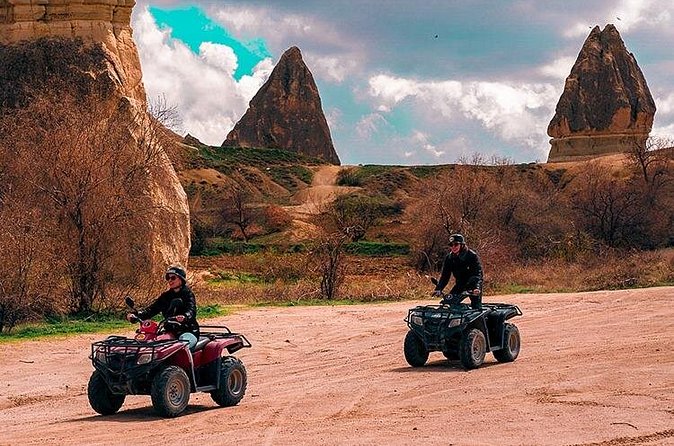 Cappadocia Sunset ATV Quad Tour Through Valleys with Transfers - Getting ready for the ATV: what the first moments feel like