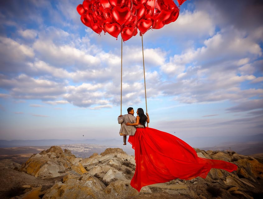 Cappadocia: Taking photo with Swing at hot air balloon view - Meet Burak Yildirim, the Times Magazine cover photographer
