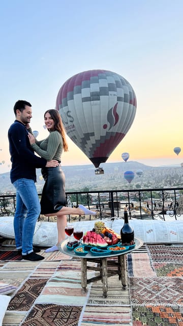 Cappadocia: Terrace Photo Spot With Balloon Flight View - Price Check: Is $75 Per Person Good Value?