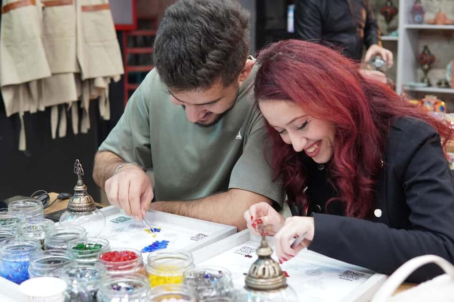 Cappadocia: Traditional Mosaic Lamp Workshop - Turkish Tea, Music, and the Social Side of Crafting