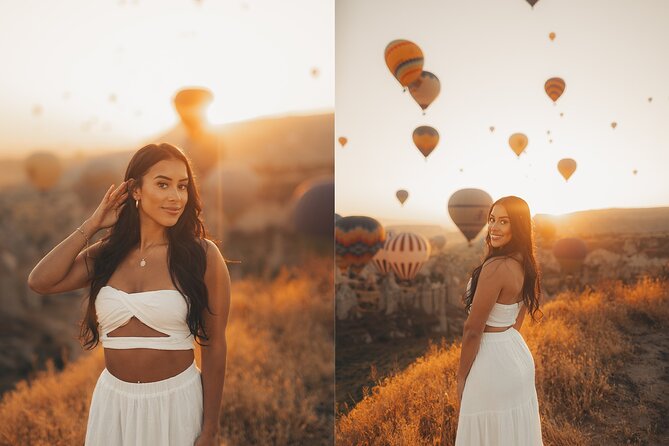 Fascinating Cappadocia Photoshoot by Private Minivan - Love Valley: balloons plus the right corner for your first photos